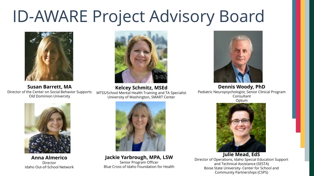 id aware project advisory board
