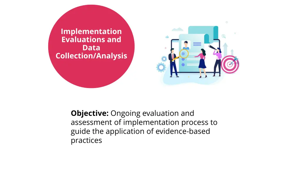implementation evaluations and data collection