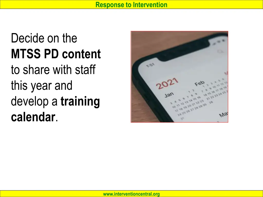 response to intervention 3