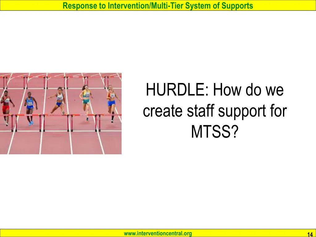 response to intervention multi tier system 12