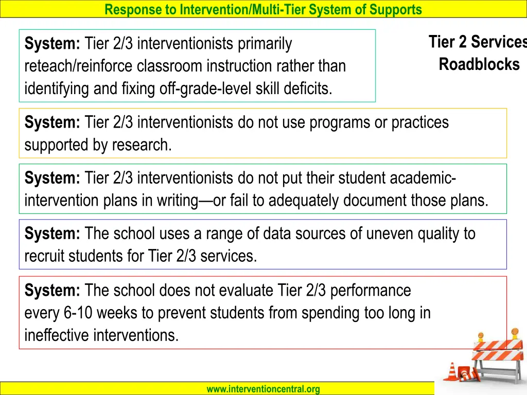 response to intervention multi tier system 8