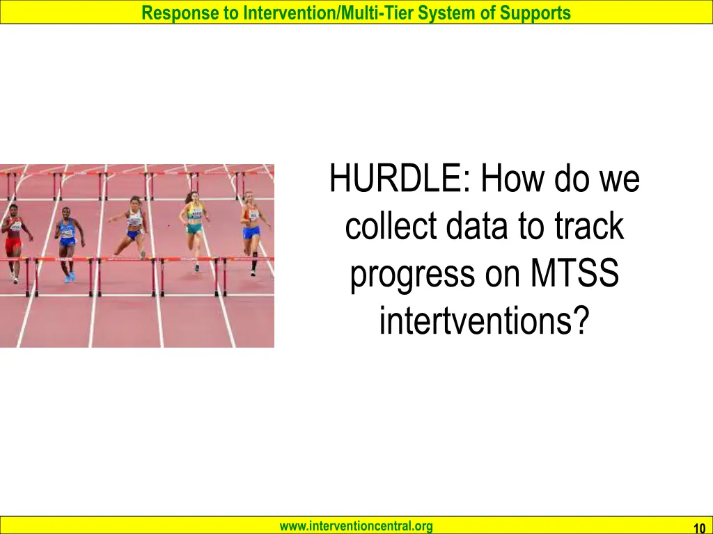 response to intervention multi tier system 9