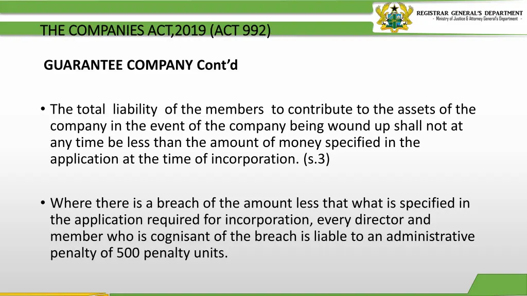 the companies act 2019 act 992 the companies 4