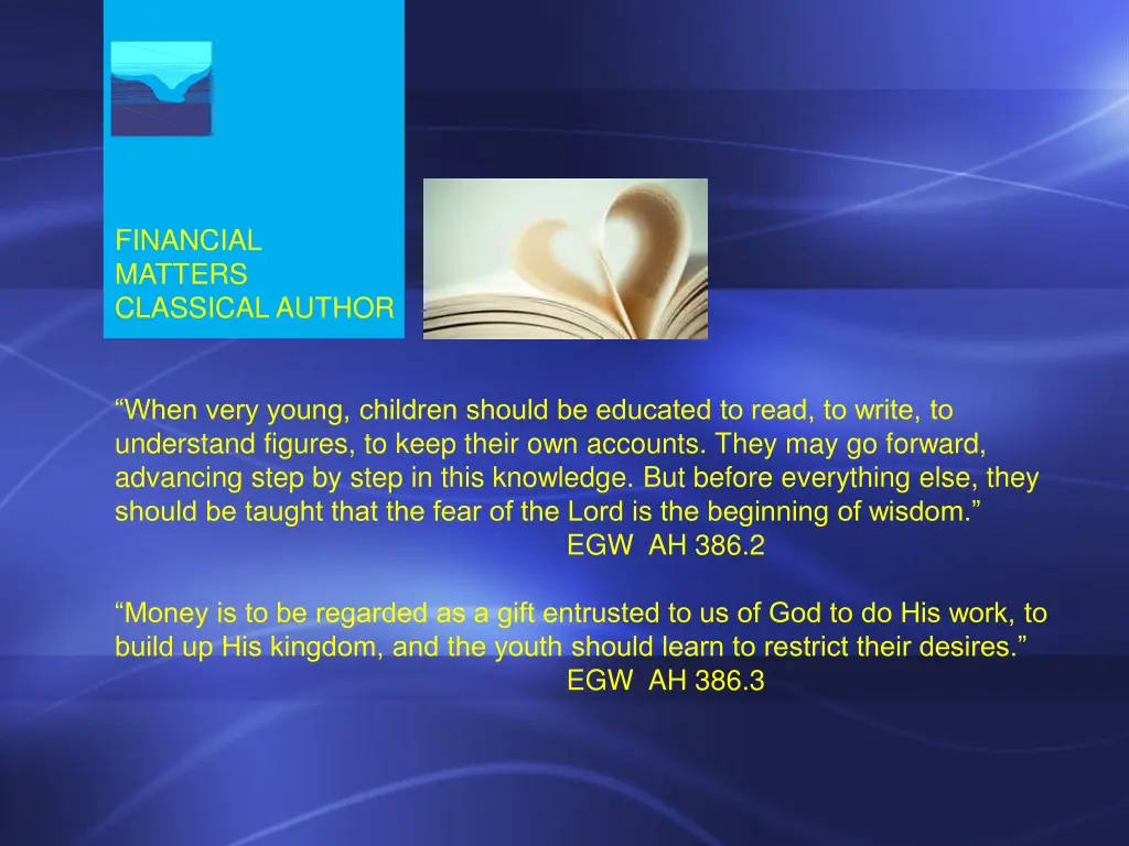 financial matters classical author 1