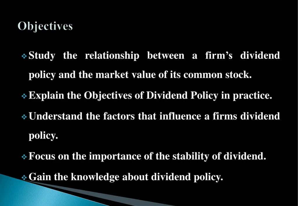 study the relationship between a firm s dividend