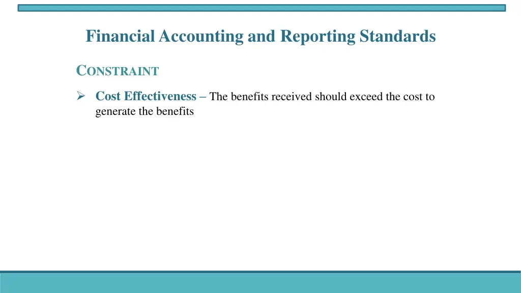 financial accounting and reporting standards 2
