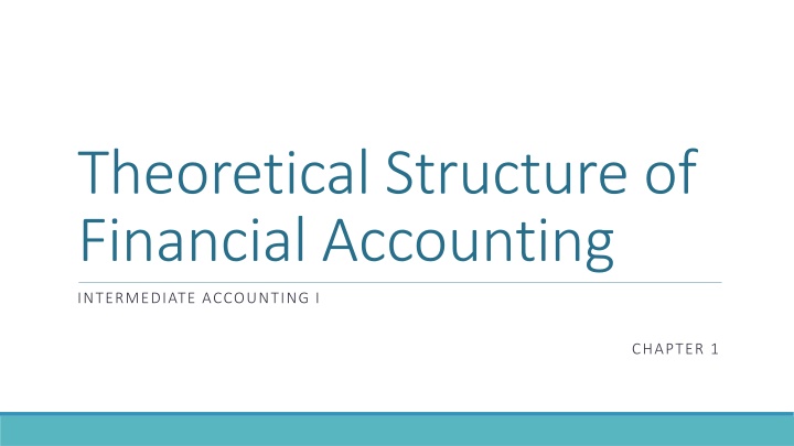 theoretical structure of financial accounting
