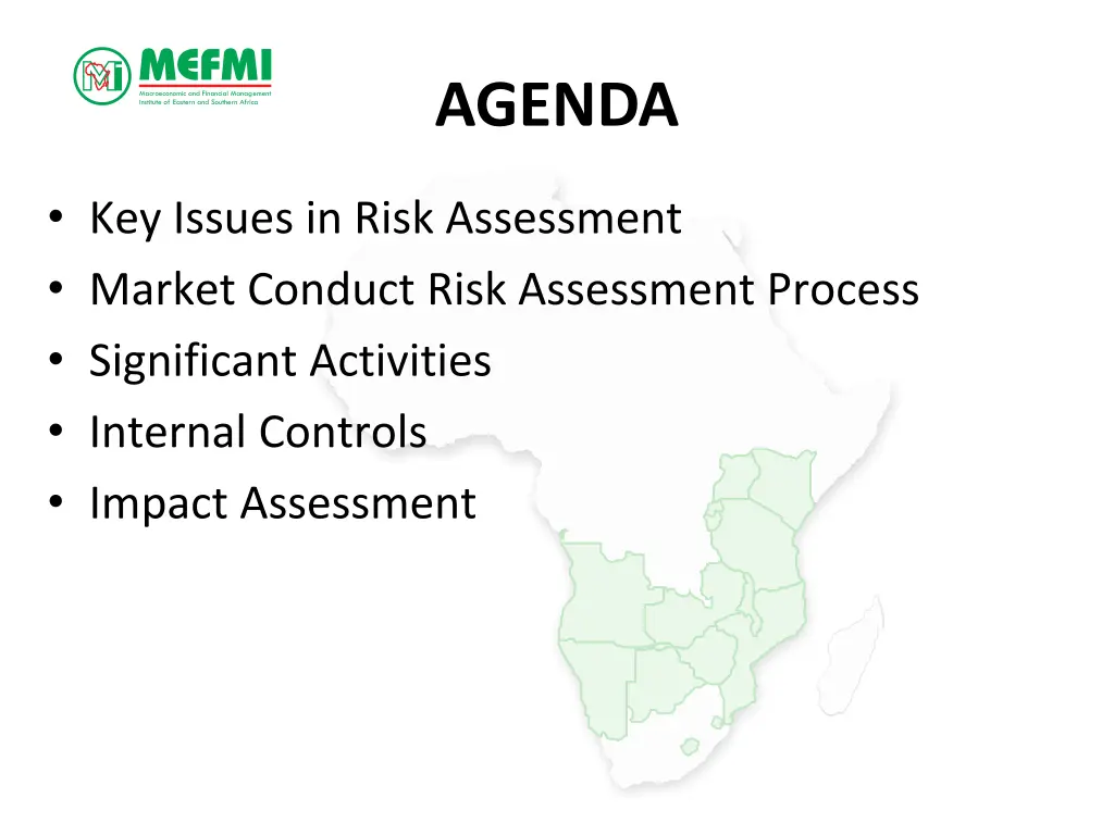 agenda