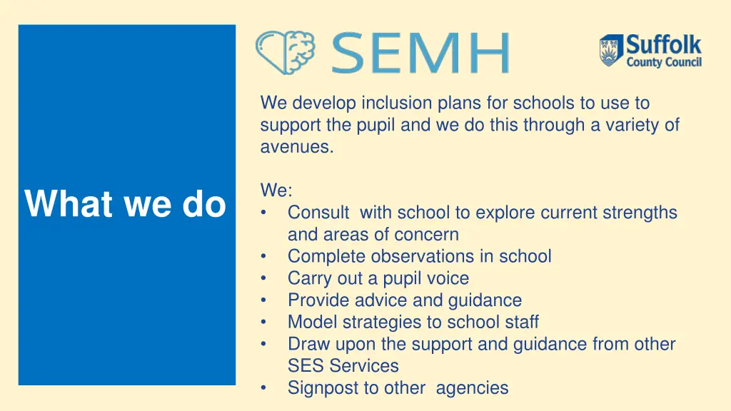 we develop inclusion plans for schools