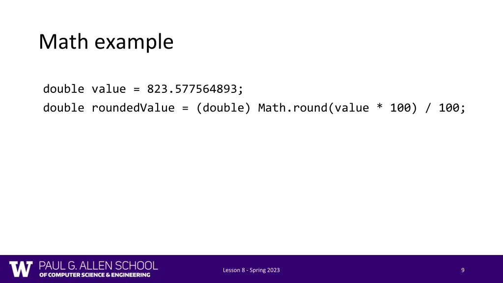 math example
