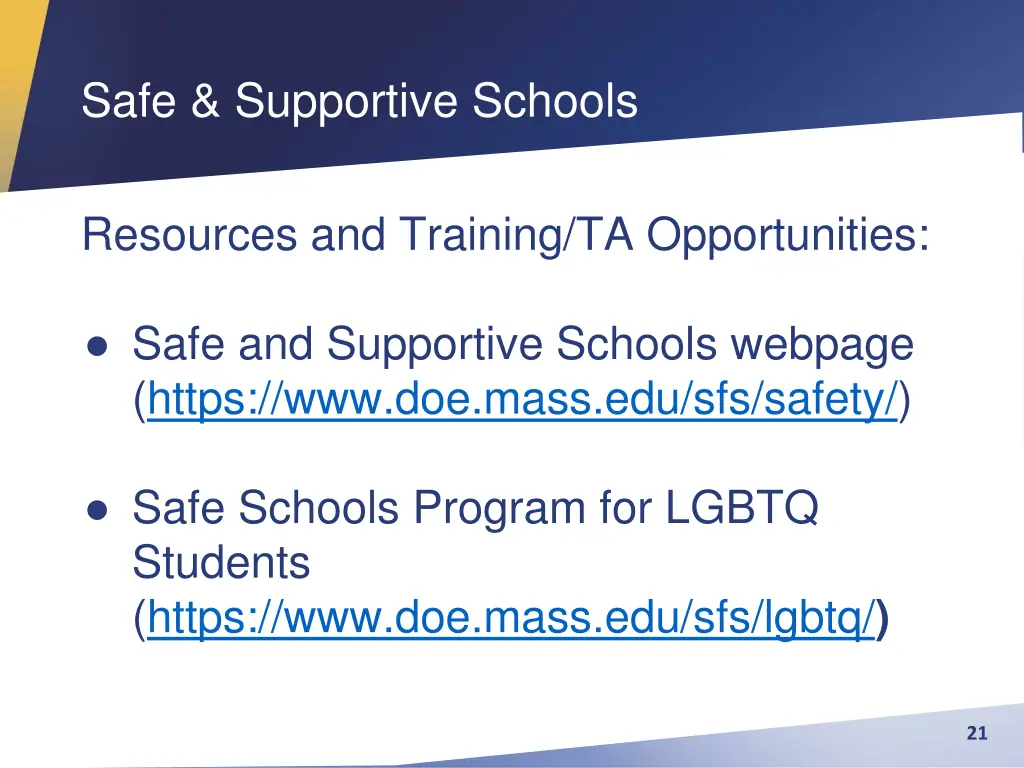 safe supportive schools 2