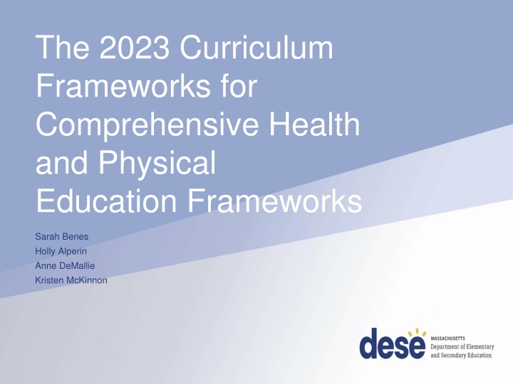 the 2023 curriculum frameworks for comprehensive