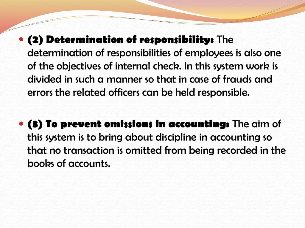2 determination of responsibility
