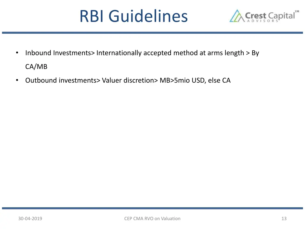 rbi guidelines