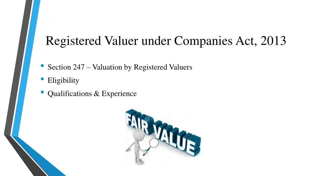 registered valuer under companies act 2013