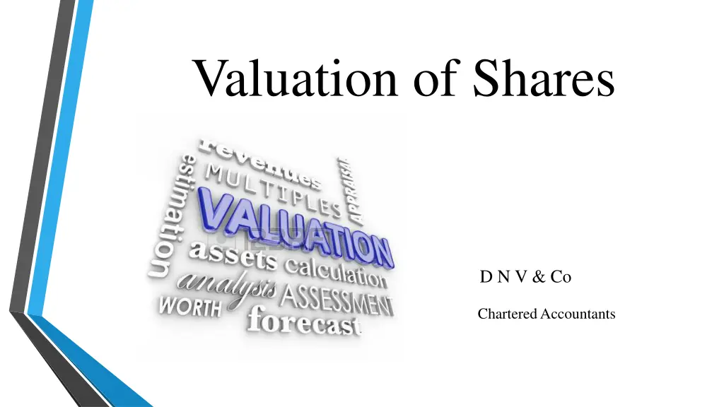 valuation of shares