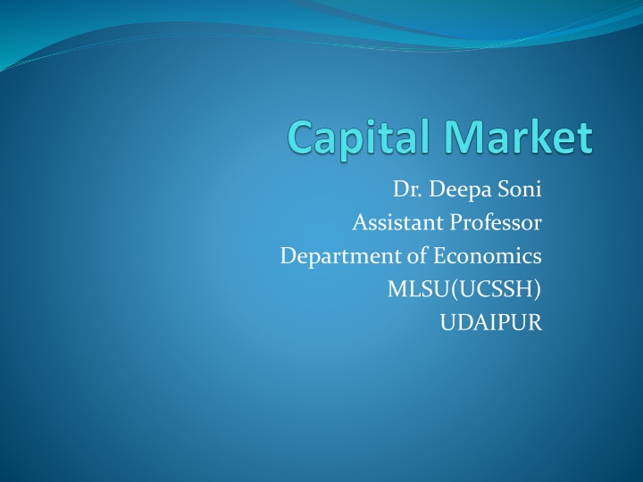 dr deepa soni assistant professor department