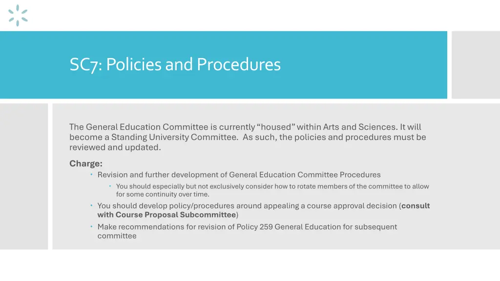 sc7 policies and procedures