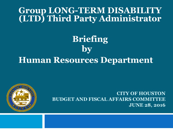 group long term disability ltd third party