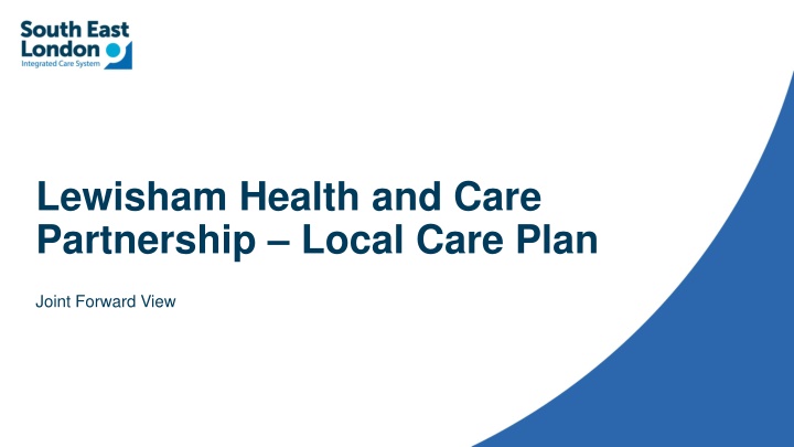 lewisham health and care partnership local care