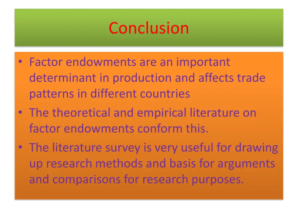 conclusion