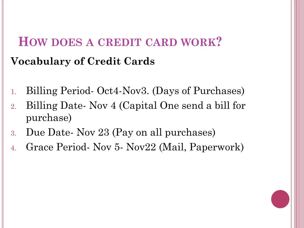h ow does a credit card work