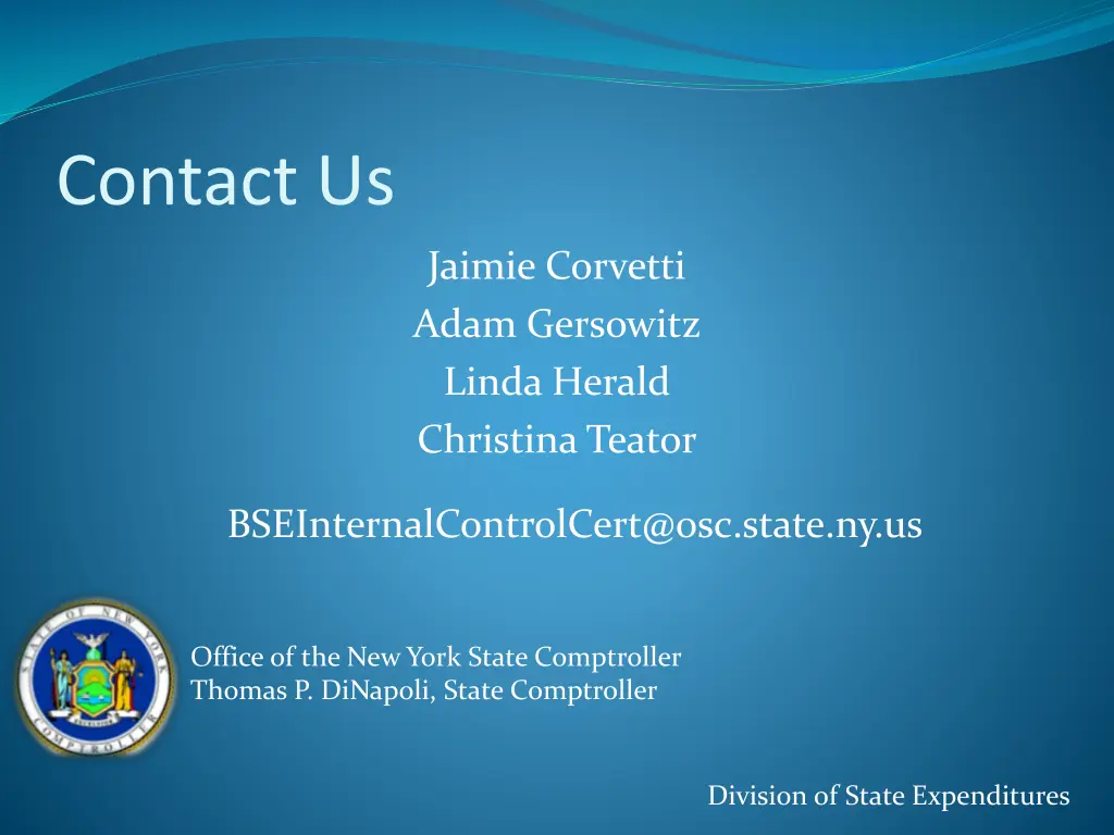 contact us