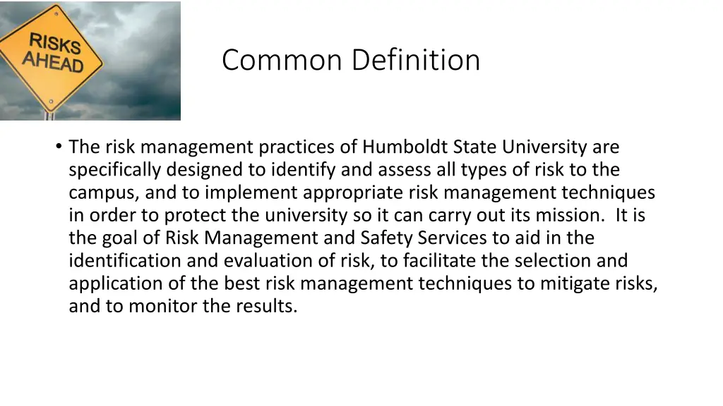 common definition