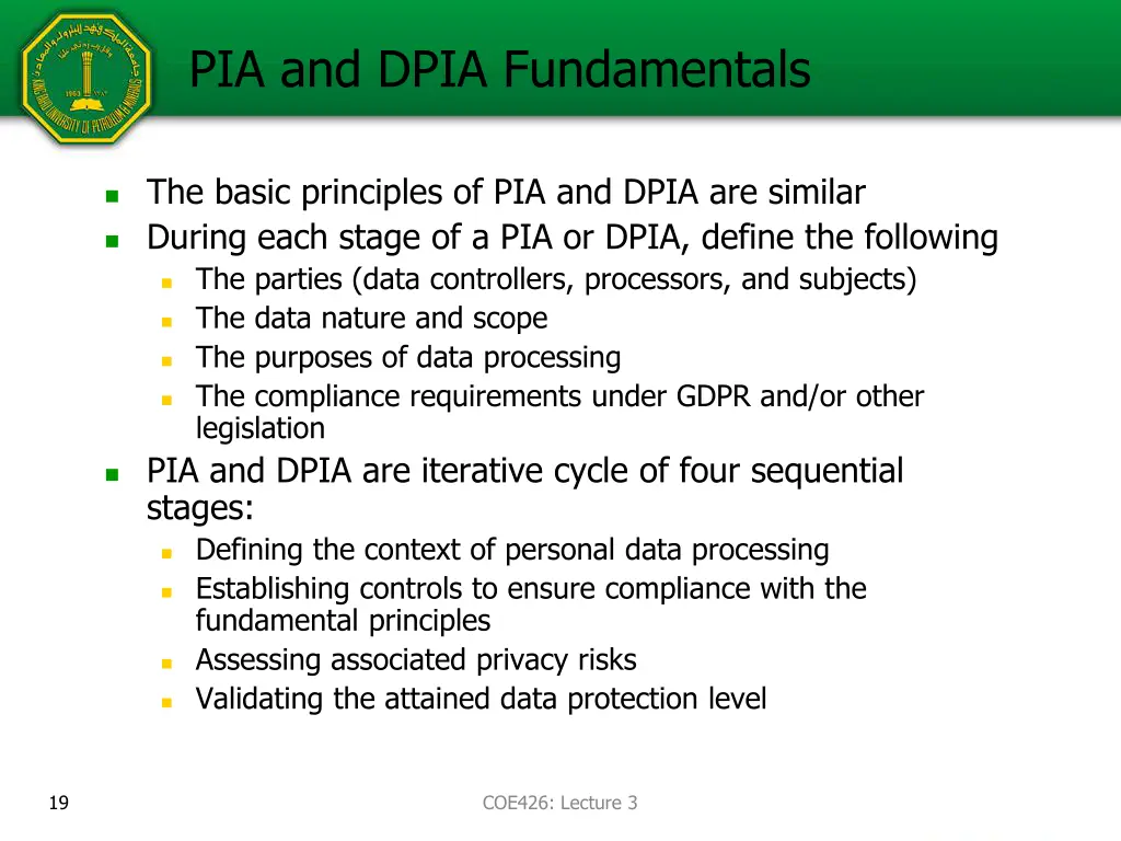 pia and dpia fundamentals