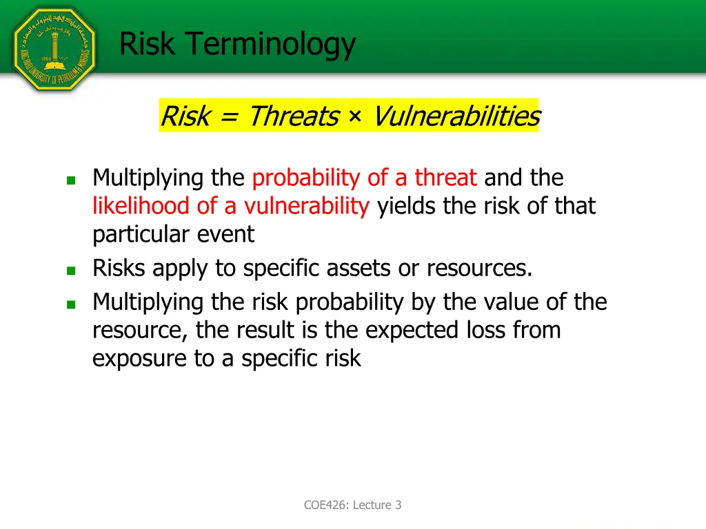 risk terminology 2