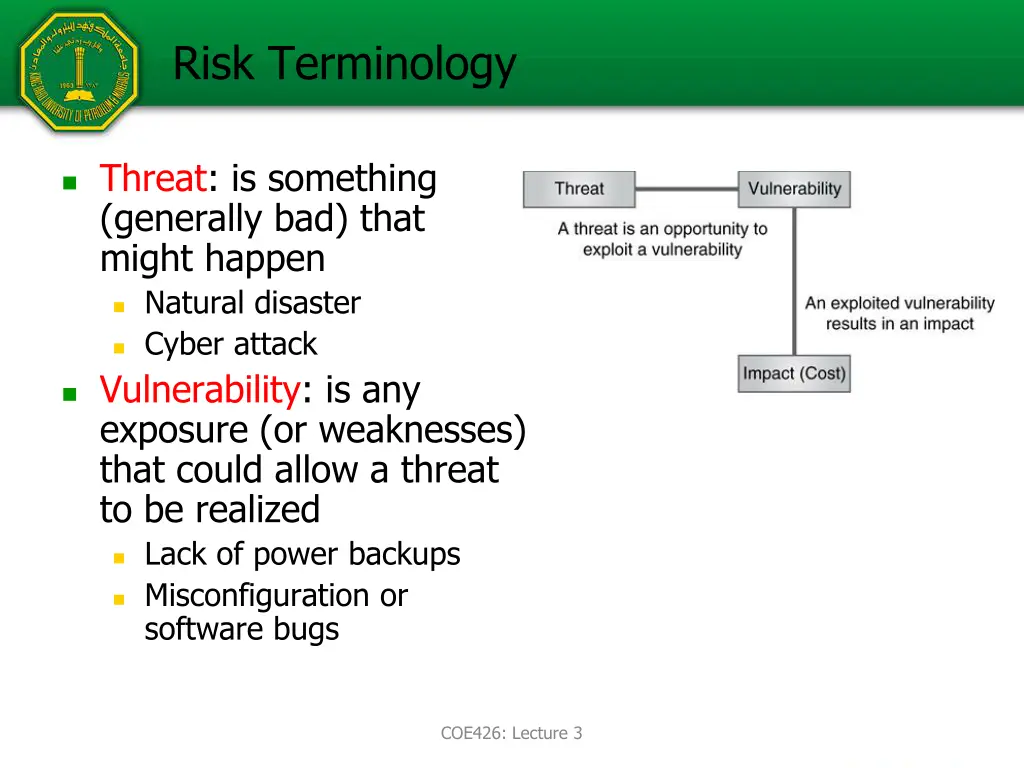 risk terminology