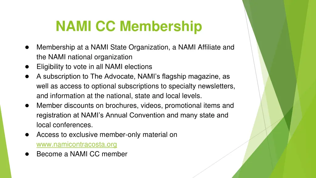 nami cc membership