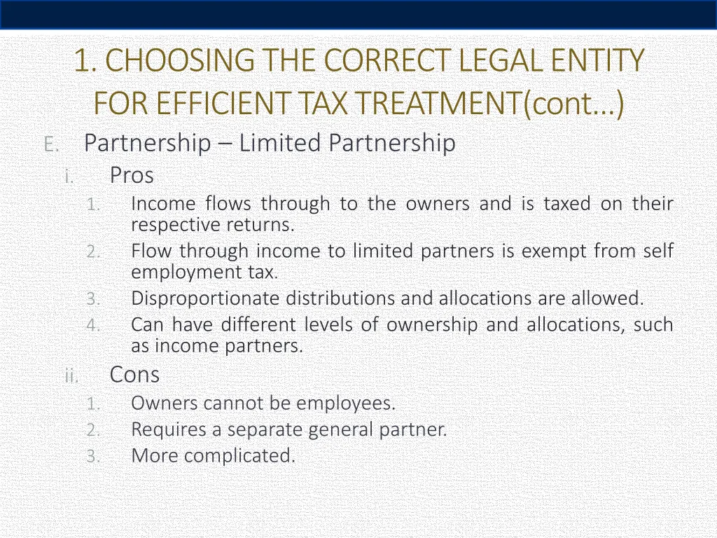 1 choosing the correct legal entity for efficient 3
