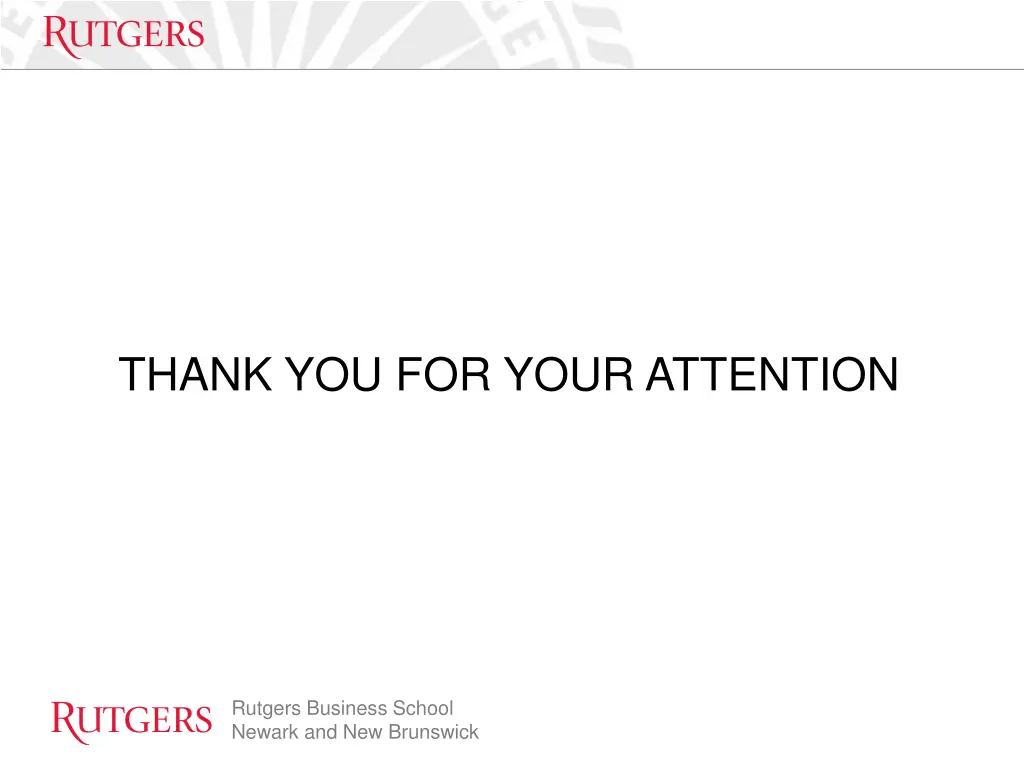 thank you for your attention