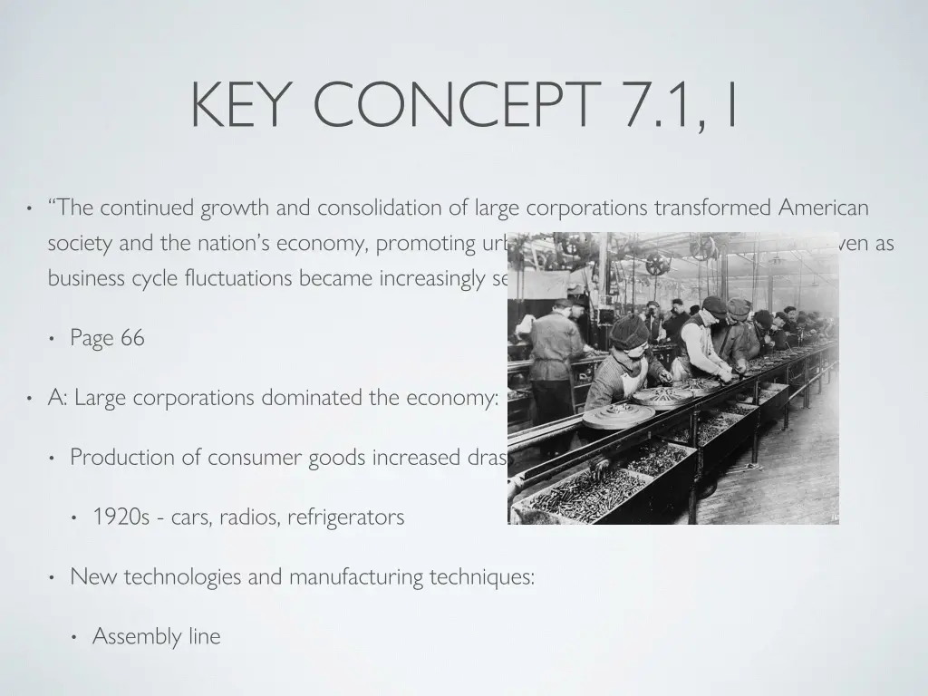 key concept 7 1 i