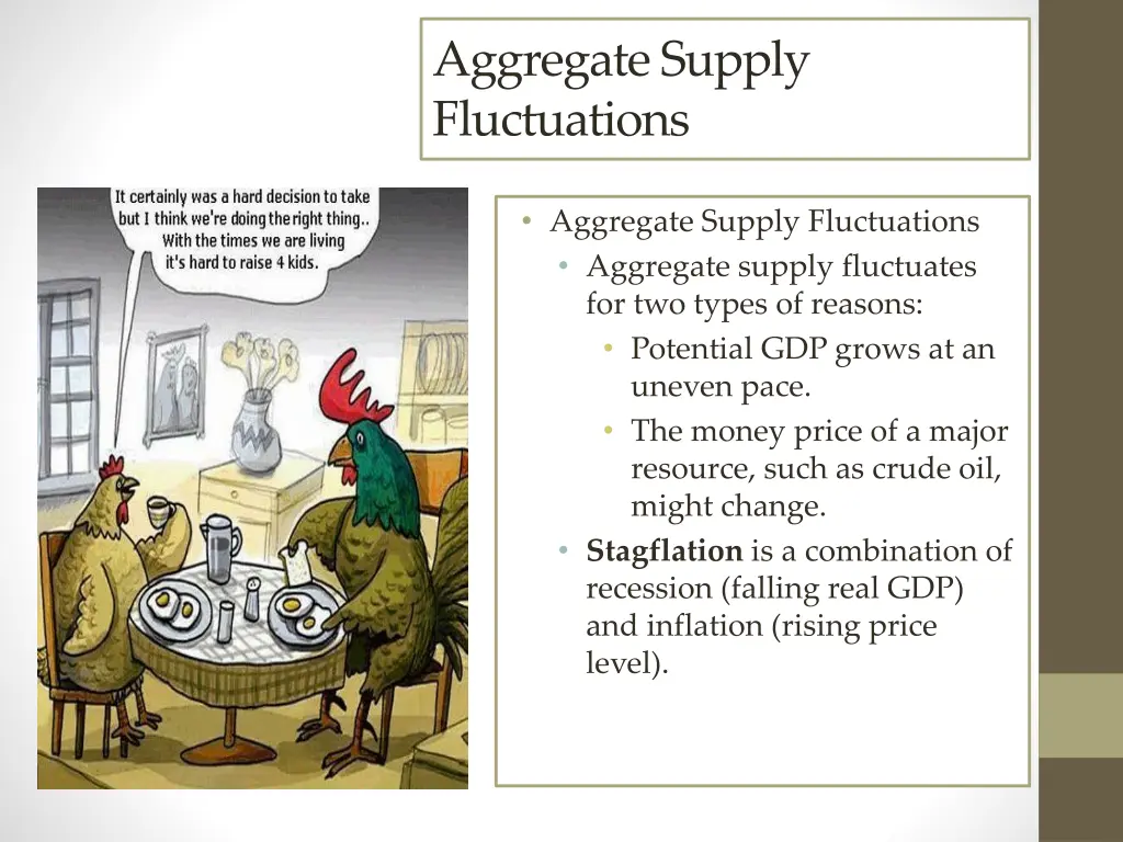 aggregate supply fluctuations