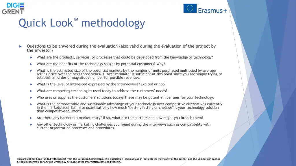 quick look methodology 1