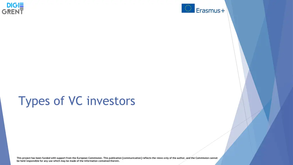 types of vc investors