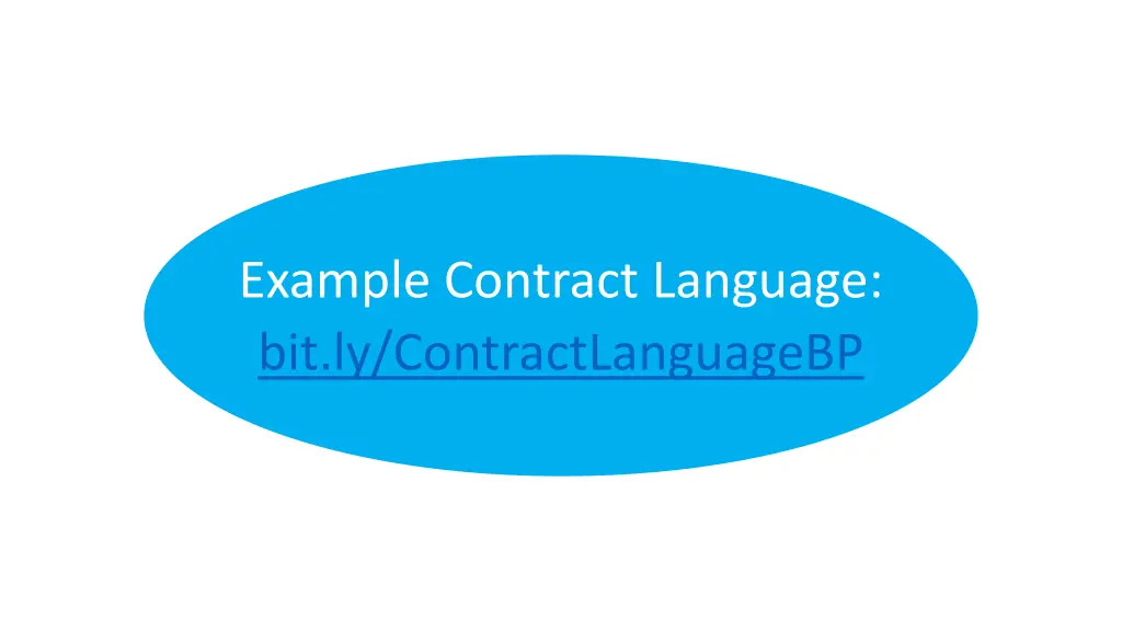 example contract language