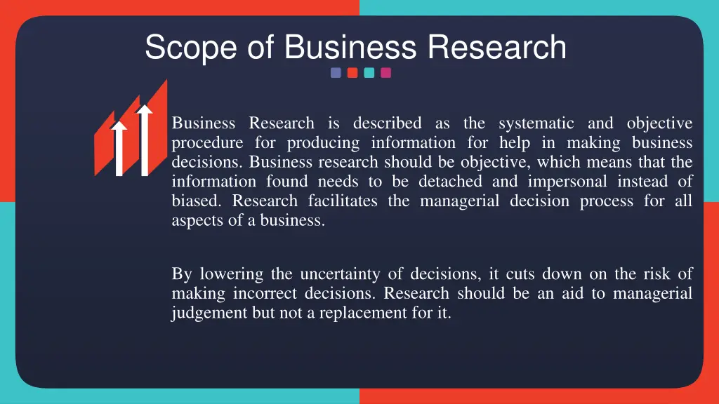 scope of business research