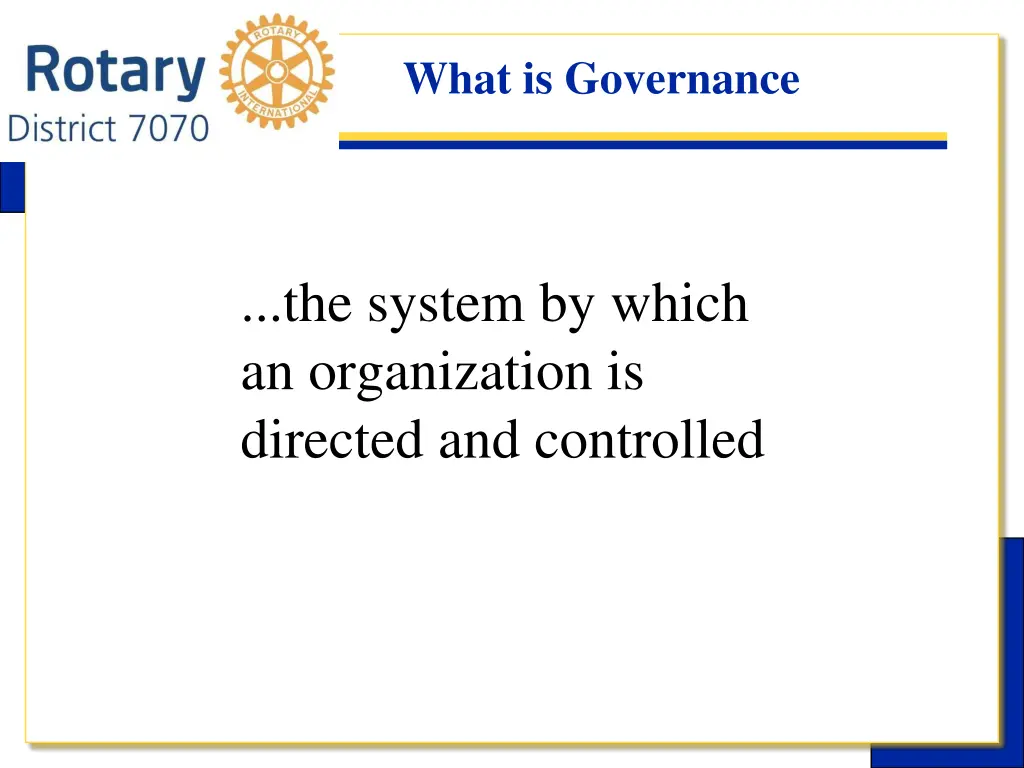 what is governance