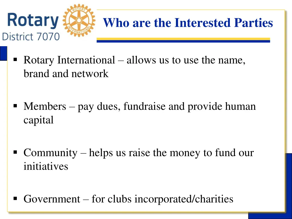 who are the interested parties