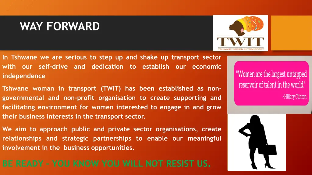 way forward