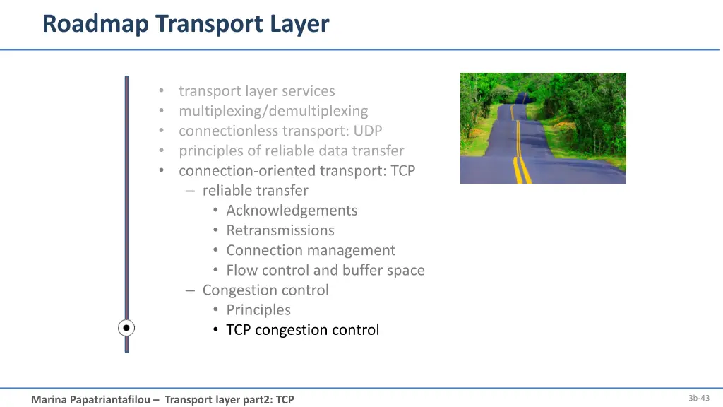 roadmap transport layer 6