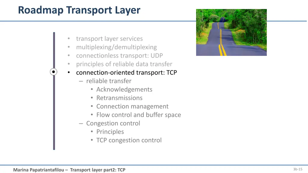roadmap transport layer