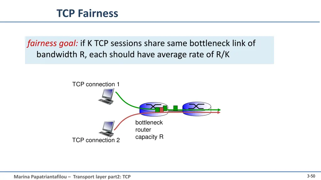 tcp fairness