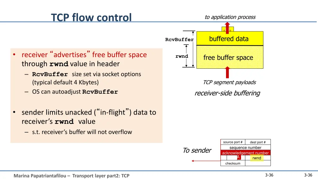 tcp flow control 1