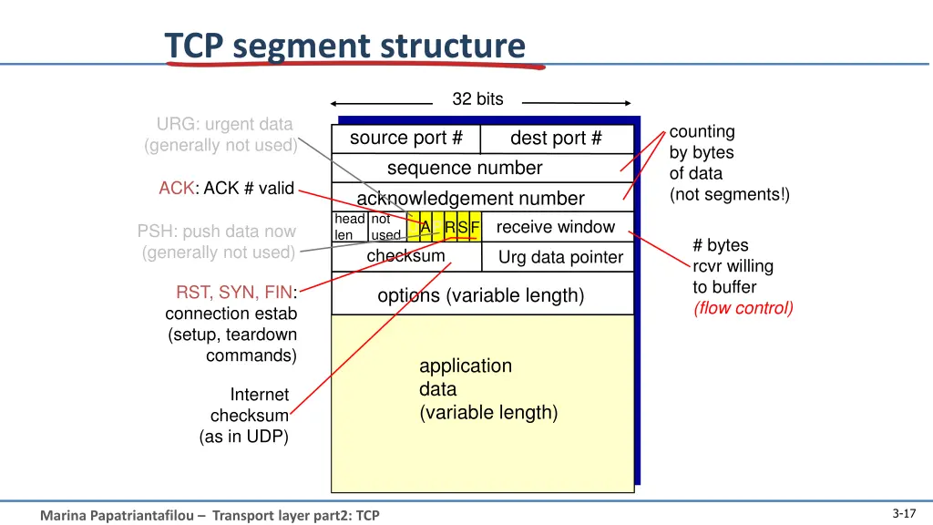 tcp segment structure