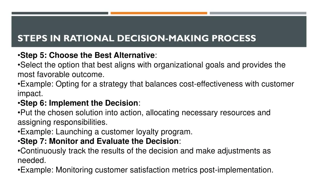 steps in rational decision making process 1