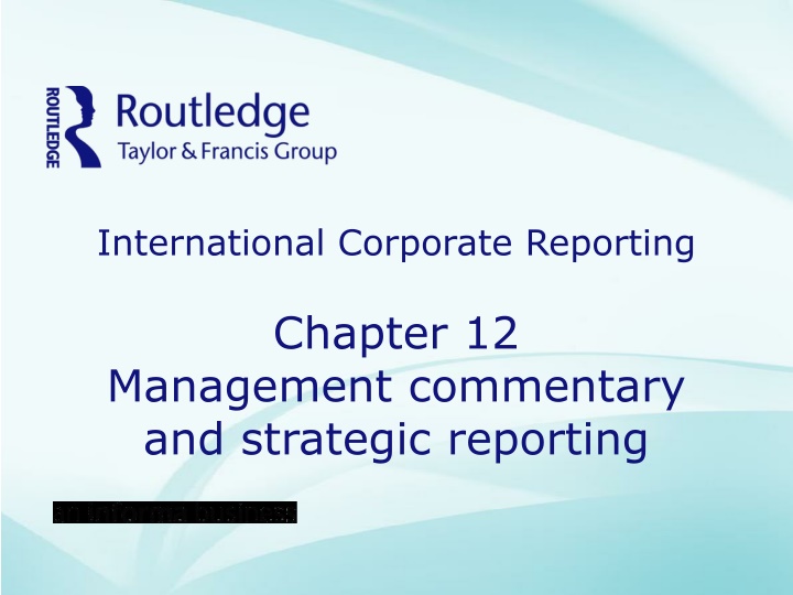 international corporate reporting